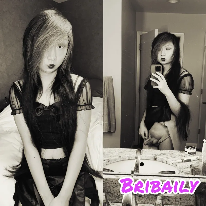 Thumbnail Fantasy to Reality: Goth GF Transformation | Sissification Journey