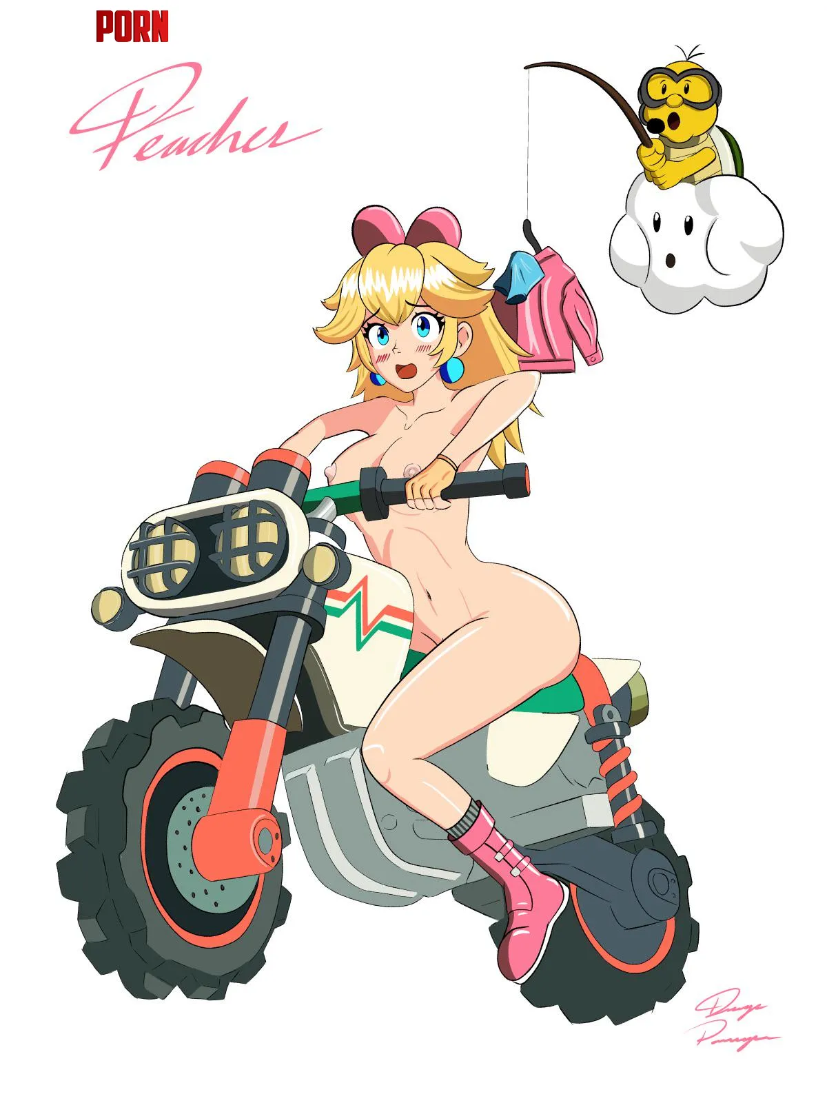 Peach’s Lakitu ENF by littledaredevill