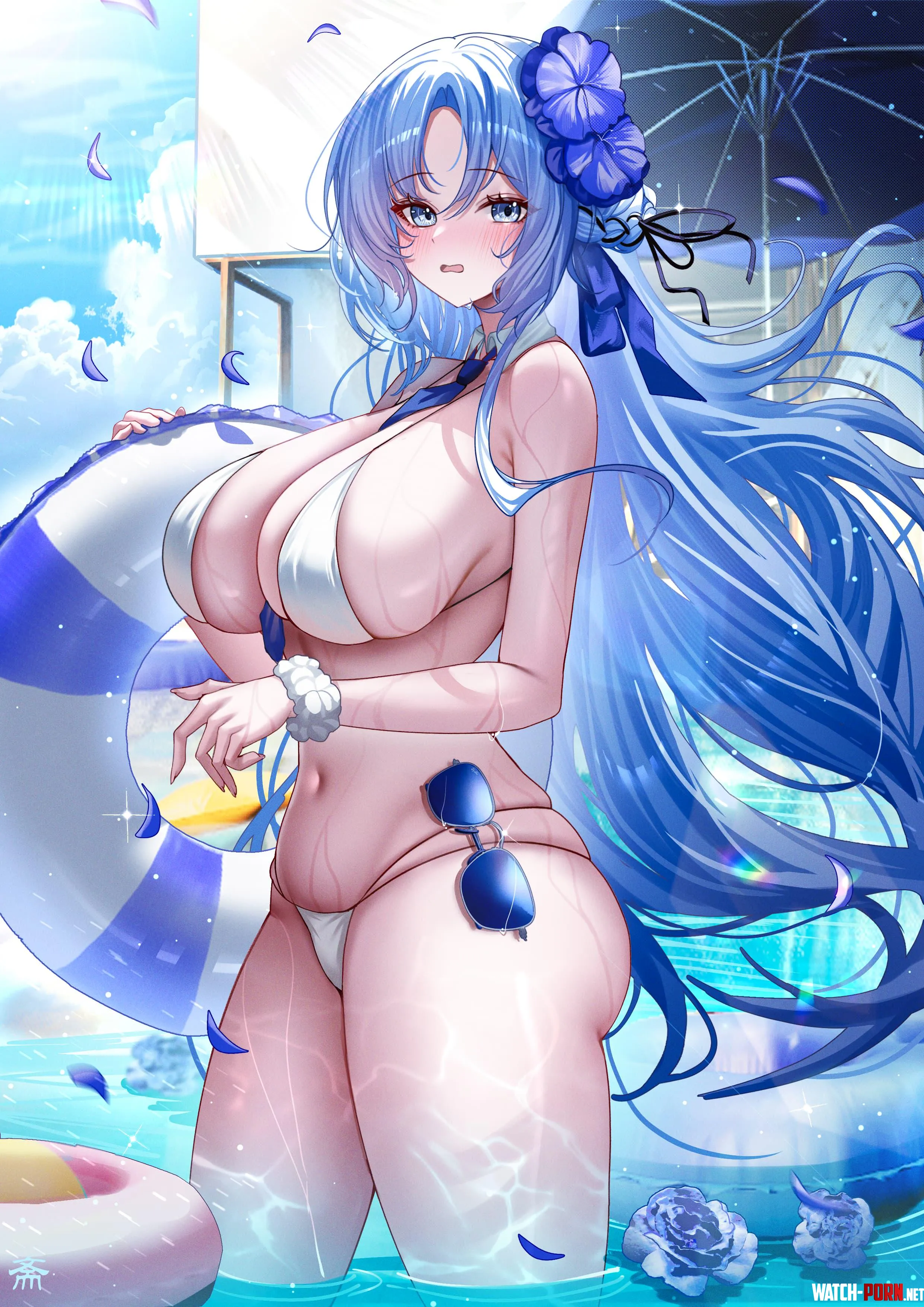 Alsace with swim ring (碳酸 / szmmm303) by elegantloveglimmer