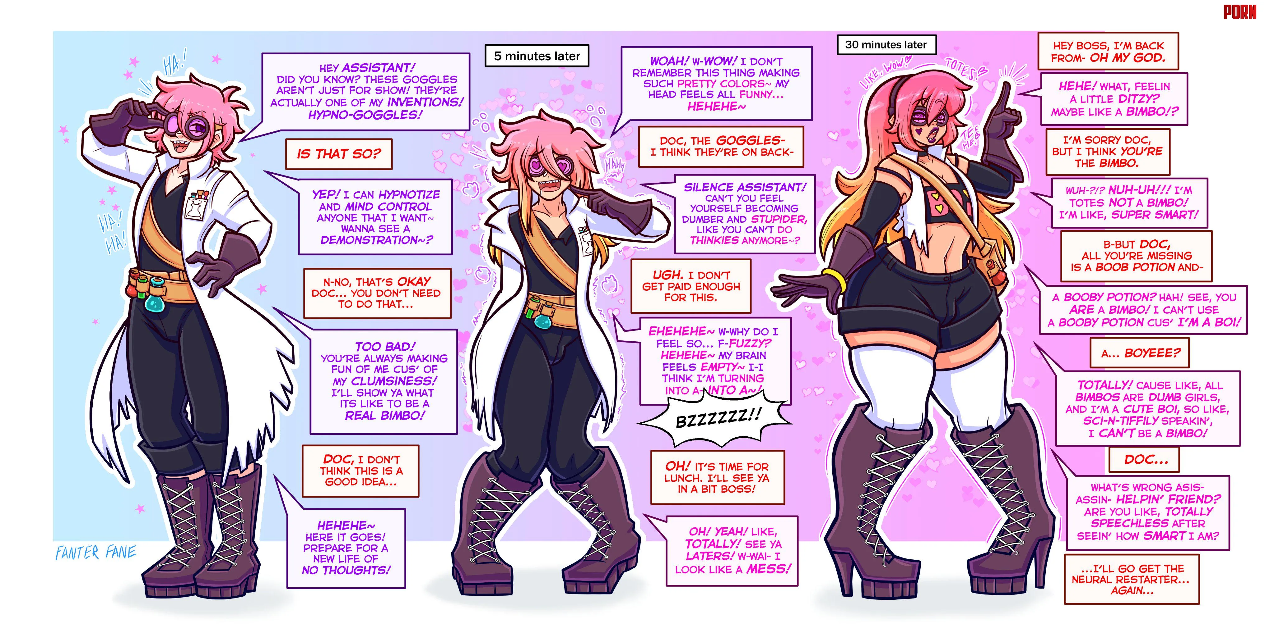 Being a mad scientist assistant isnt easy, but it has its perks (fanterfane) by sourlemonmilk