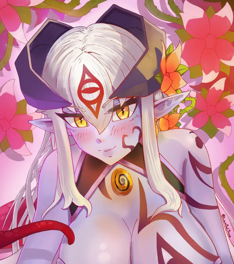 Thumbnail LamiaCircle's Alipheese Fanart: A Treat for MonsterGirl Enthusiasts