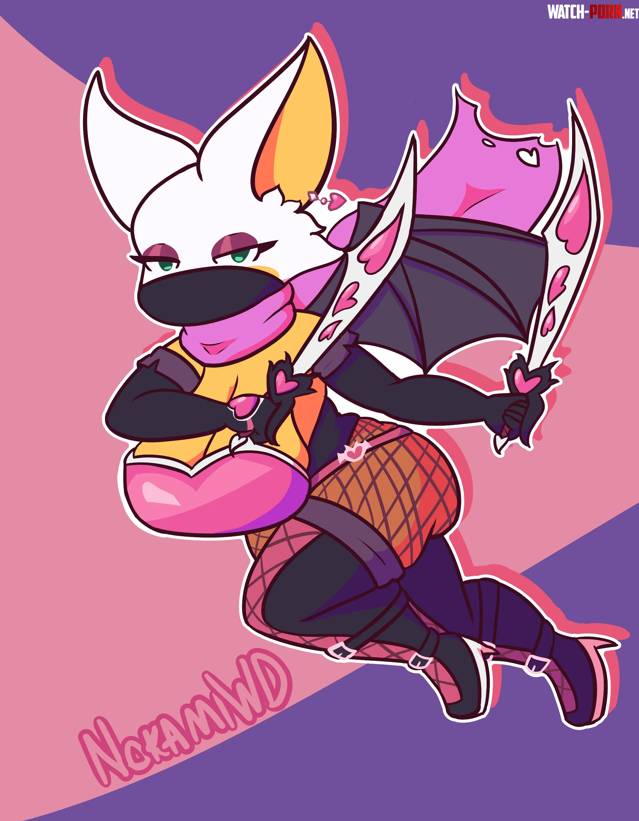 [F] Rouge the Assassin (NokamiWD) by Nokami_wolfdog