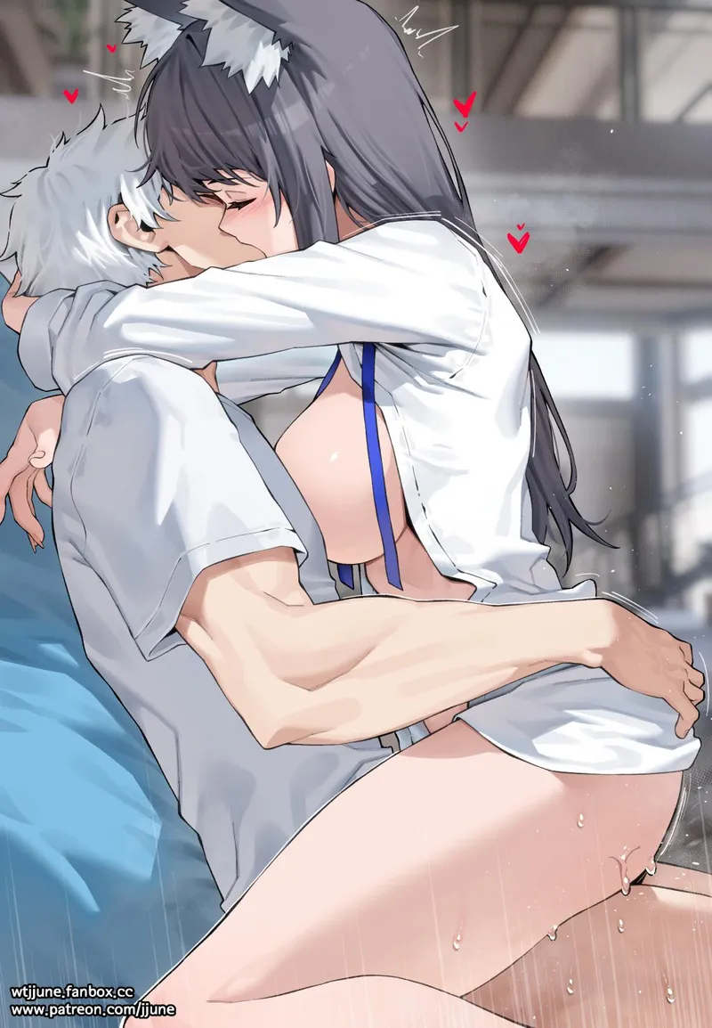 Thumbnail Passionate Encounter: Loving Wolfgirl Sex by Wattatopz