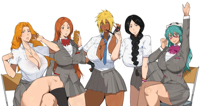 Thumbnail OctoJuice: A Mix of Sensuality from Harribel, Orihime, Unohana, Rangiku & Nelliel | MaskedFanaticX