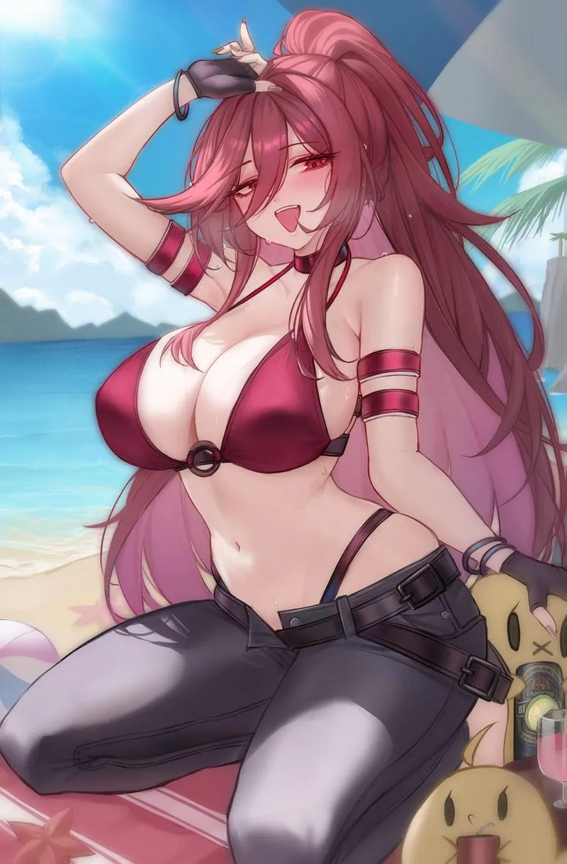 Thumbnail Chillax with Maryland by the Beach | RainDMask's Adventure in ecchi