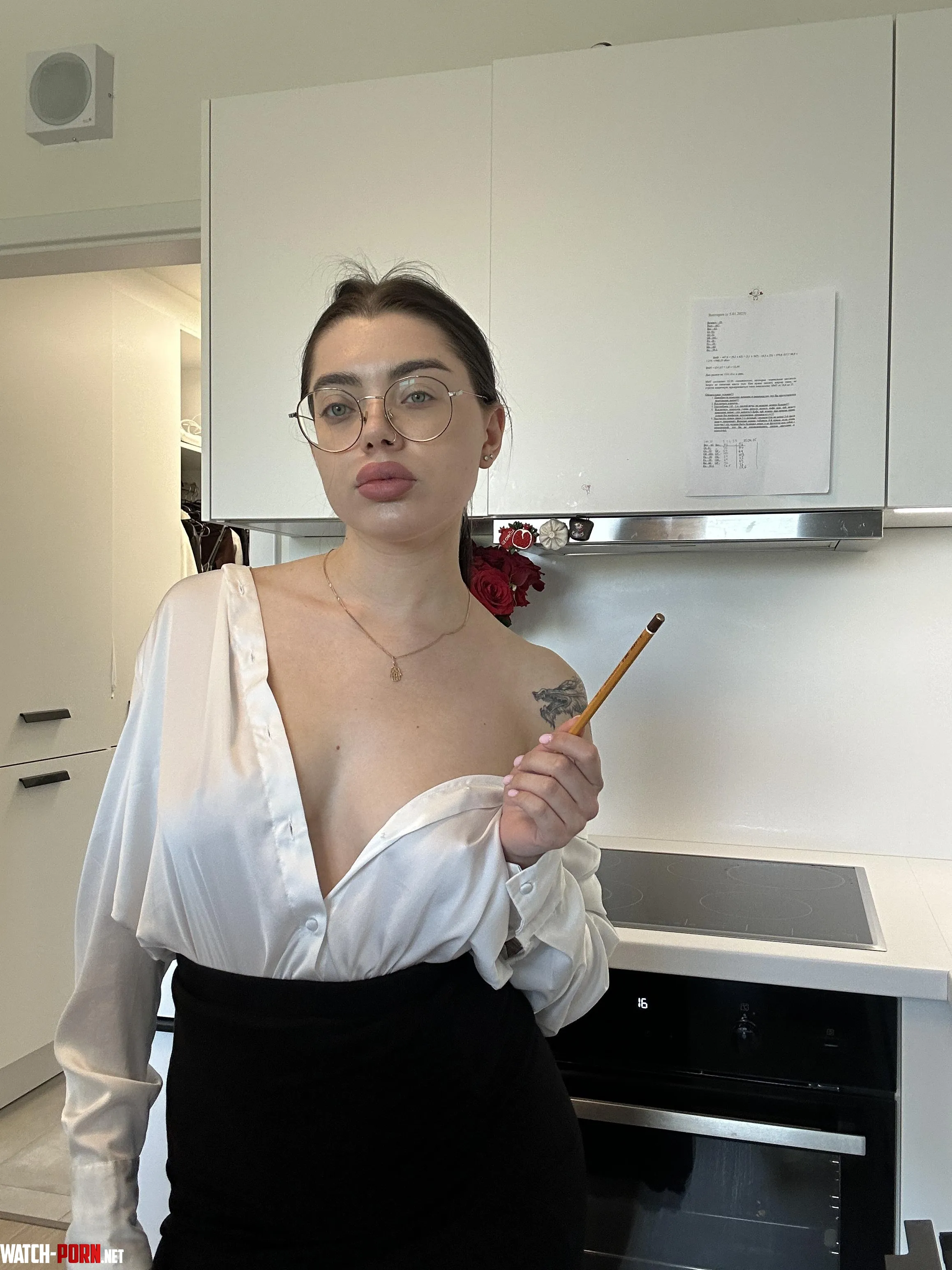 Could you spend one day with hot secretary by Meanddevil252