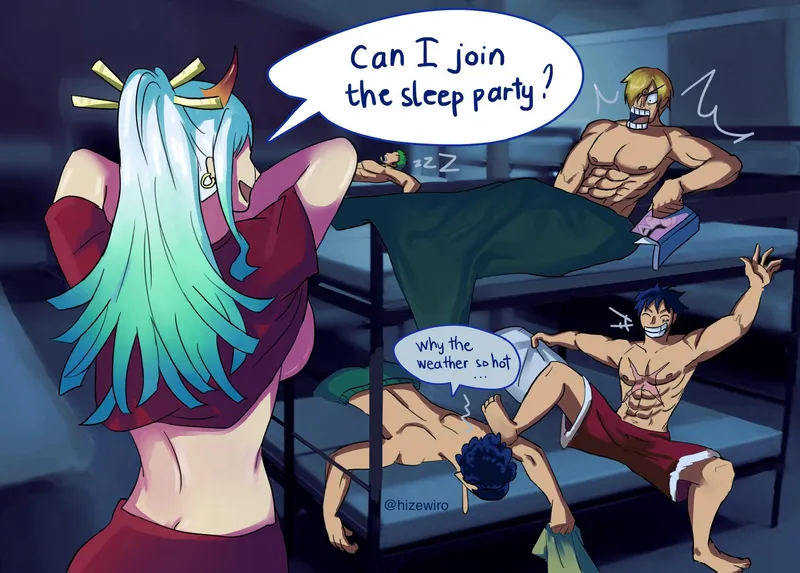 Thumbnail Imagining a Fun Twist - Yamato Joins the Strawhats by Sanji_Stealth