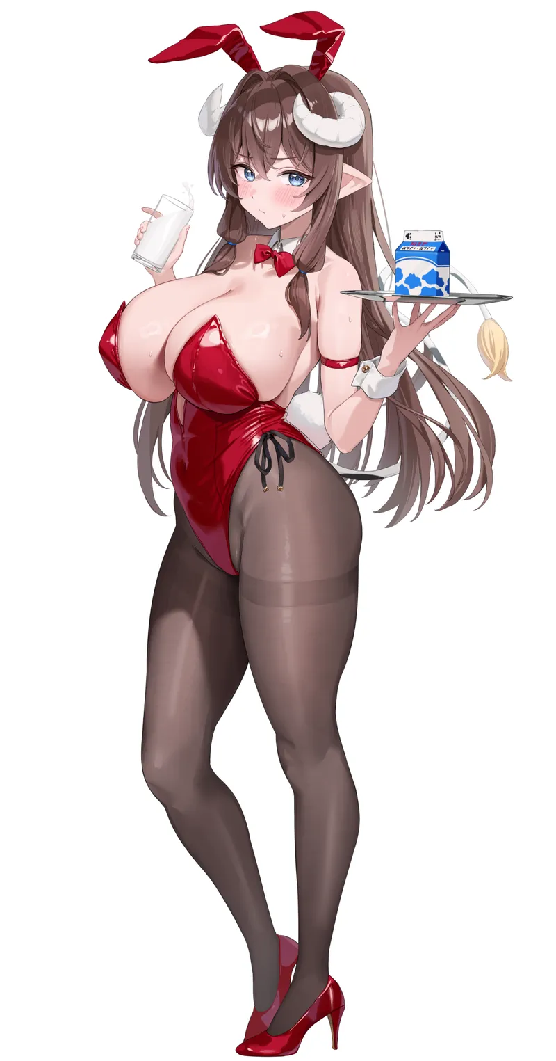 Thumbnail Bunny Serves Some Steamy Milk:... | Ecchi Temptations