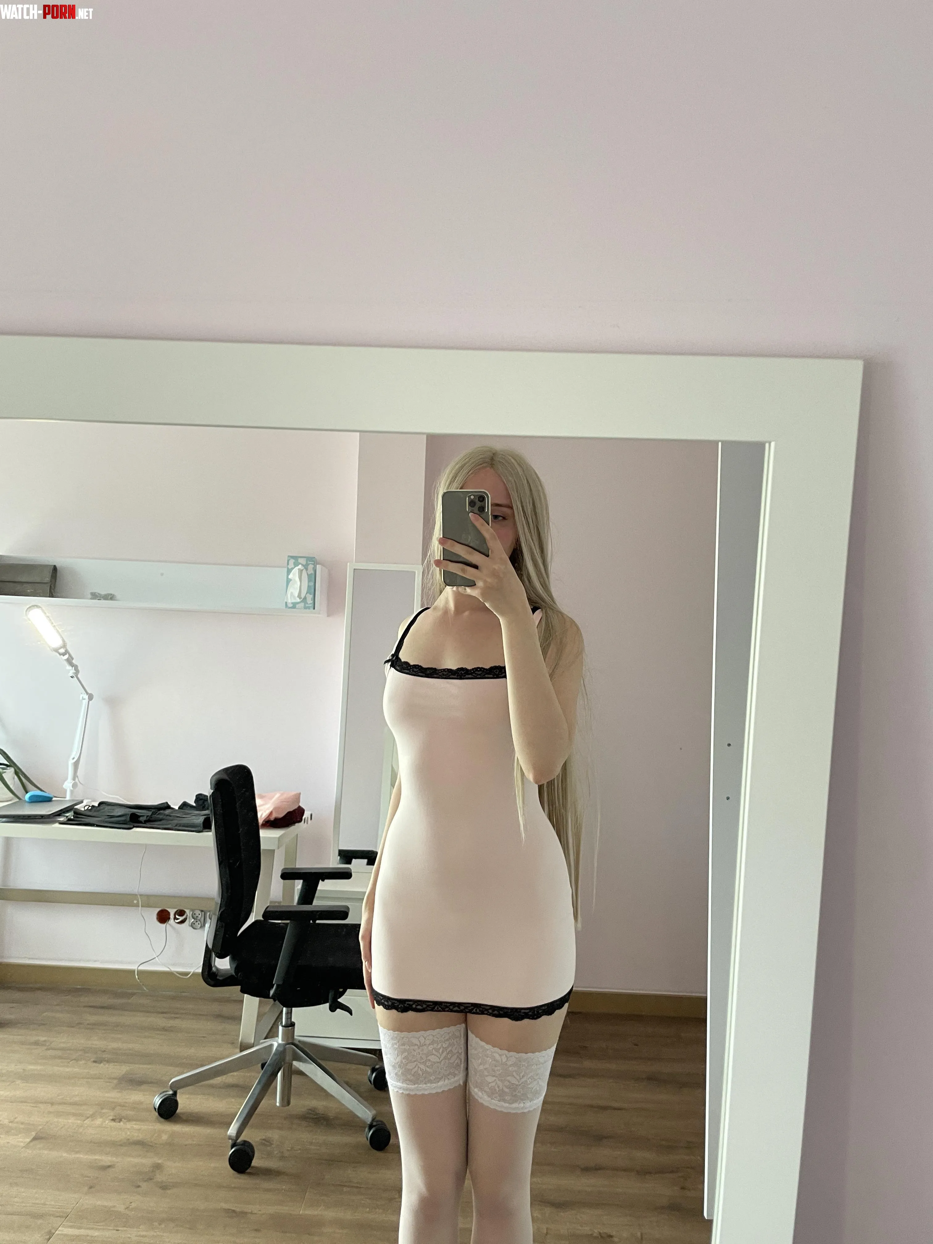 Is my dress tight enough for you 😇 by justashycutebunny