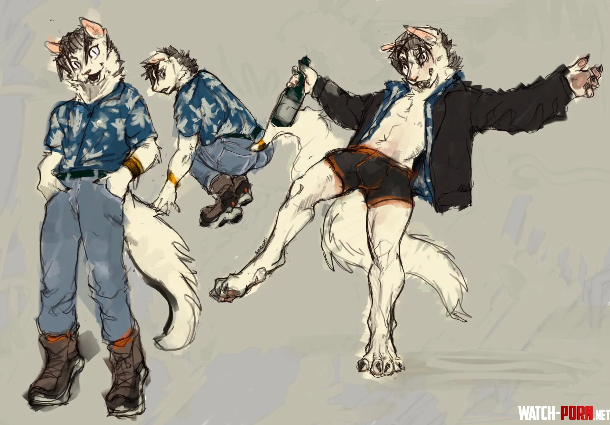 I Drew an Alcoholic by Initial_Positive1891