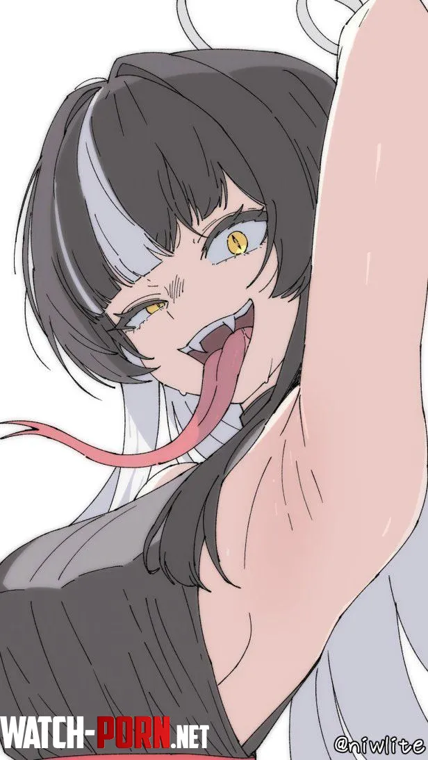 Snake tongue [Blue Archive] by Silly_Ad_4914