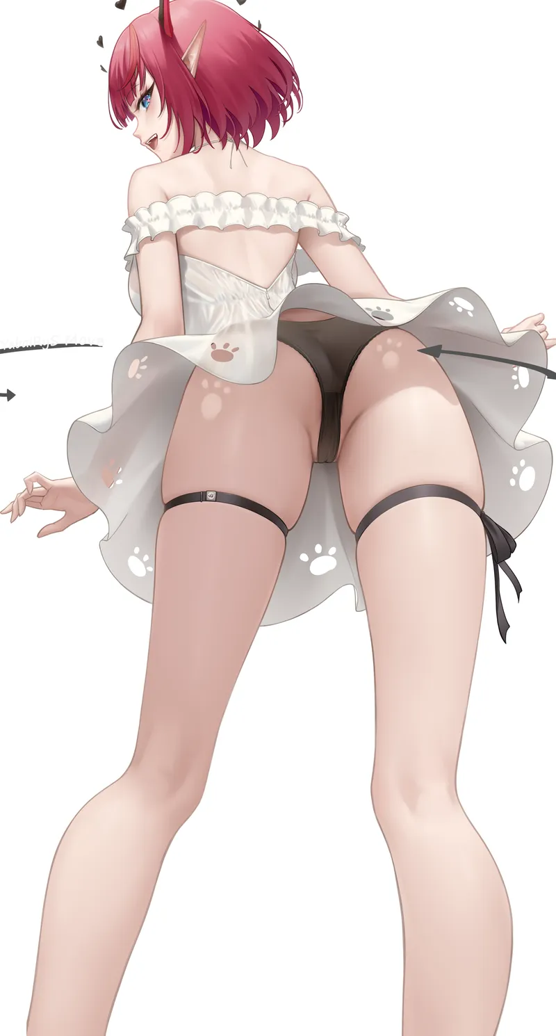 Thumbnail Marxsander2016 Reveals IRyS's Upskirt View from Hololive in Ecchi