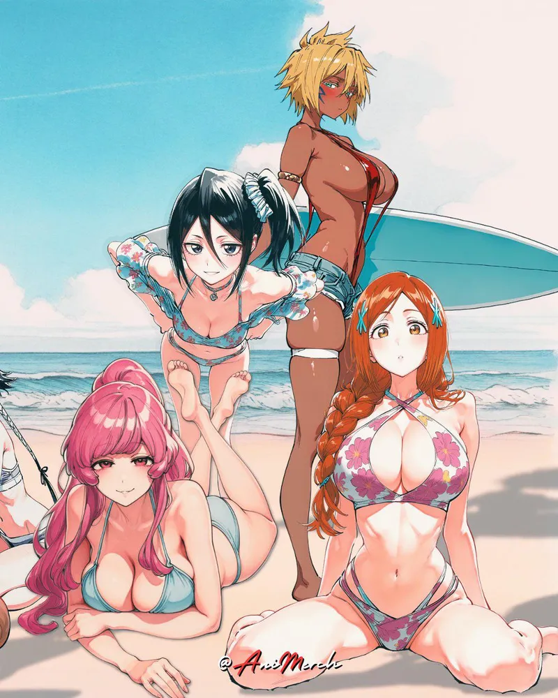 Thumbnail Beach Day Adventures [Bleach] by Silent_Steak_9540 | thighdeology