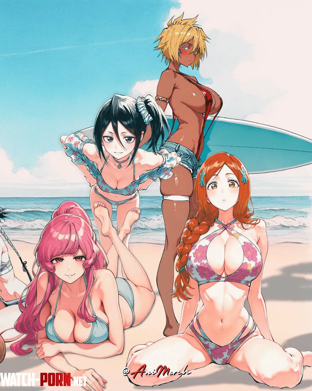 Beach  day [Bleach] by Silent_Steak_9540