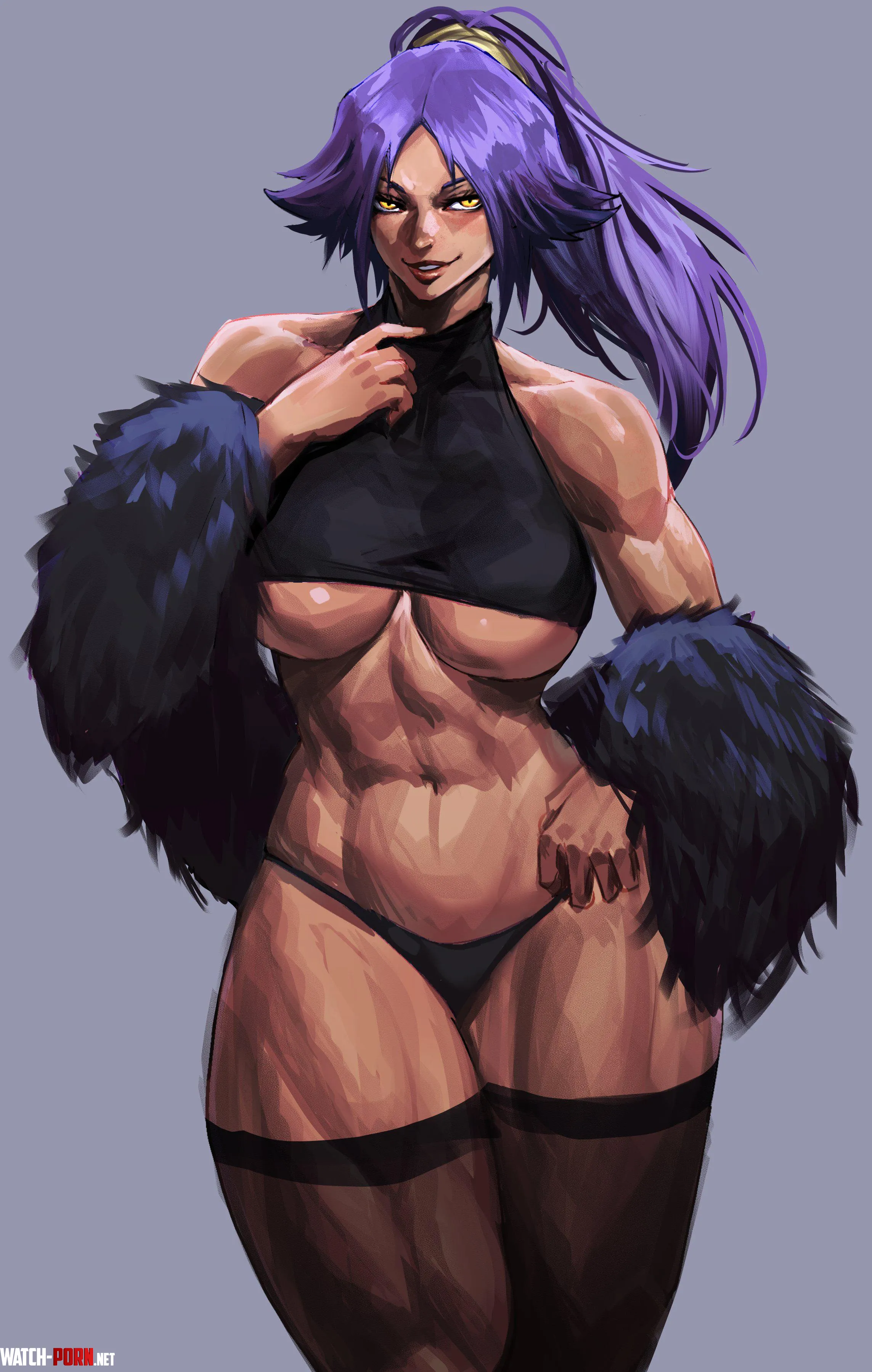 yoruichi (virgoart) by mrtecta