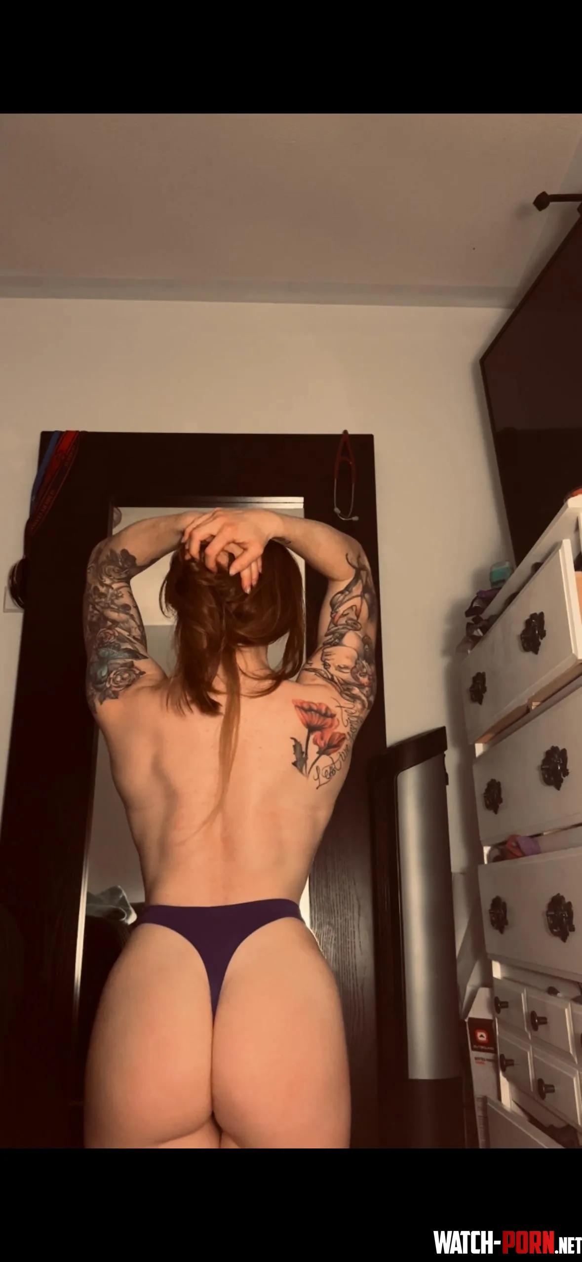 You get my back I’m staring at my tits by fit_GingR