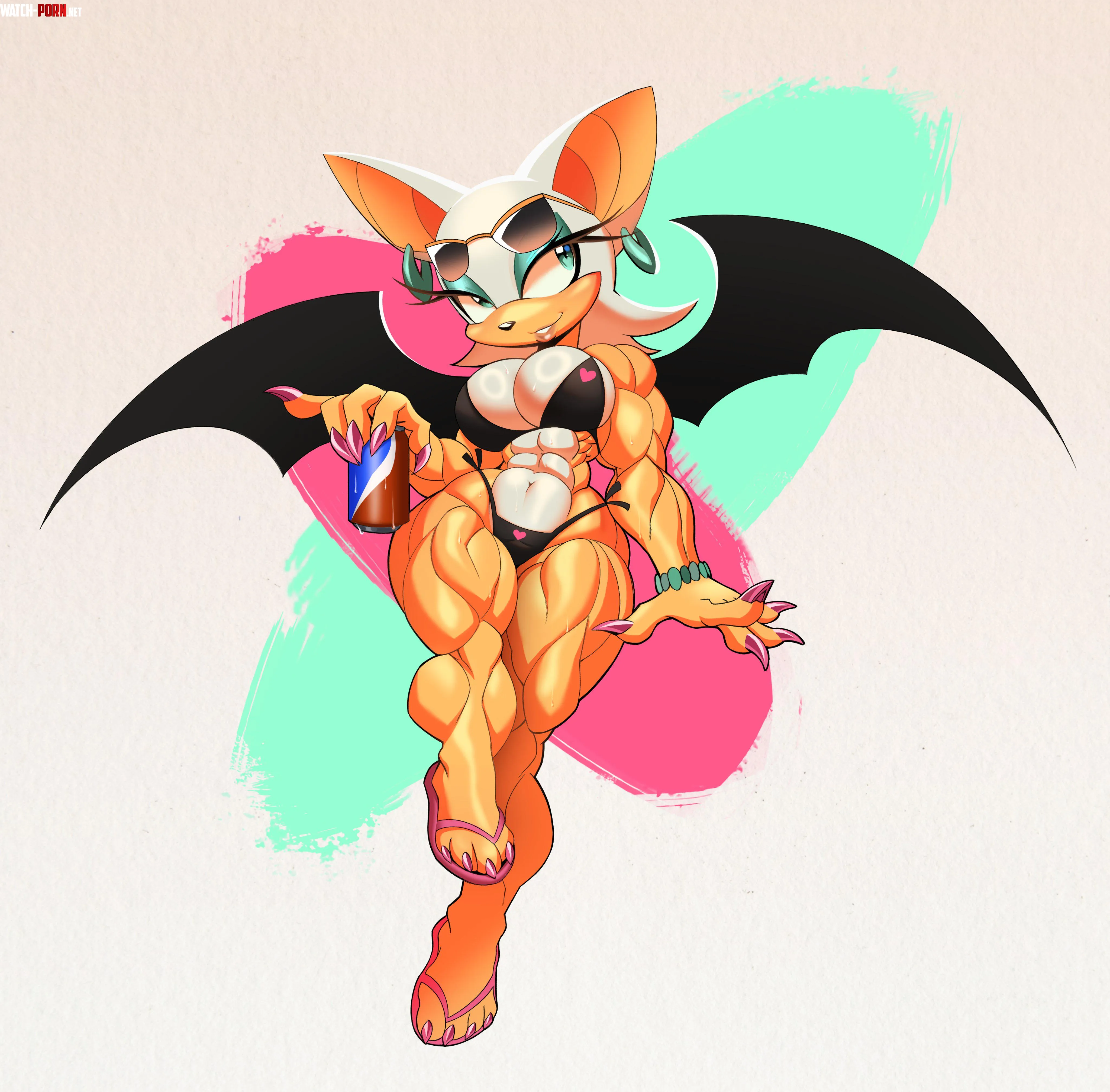 Rouge the Bat [@Lolitia_OWO] by TheTMoneyMan
