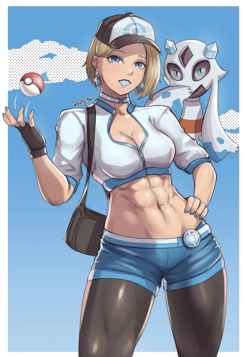 Thumbnail A_MASSIVE_PERVERT Illustrates Pokémon Trainer Emma [Marvel] in fitdrawngirls