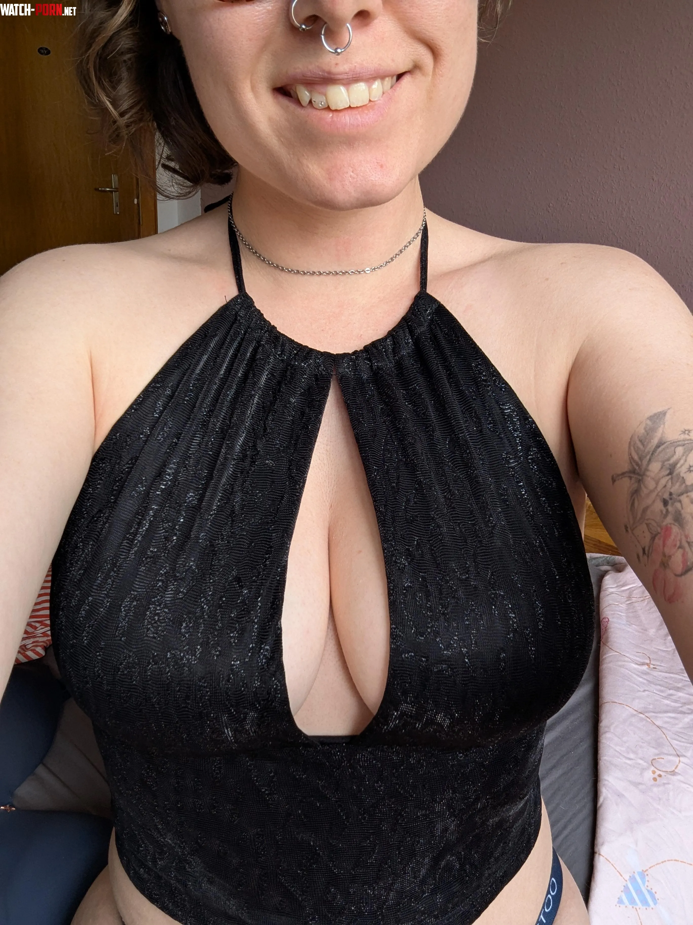 Does a skirt or jeans go better with my party top? by intimate_view