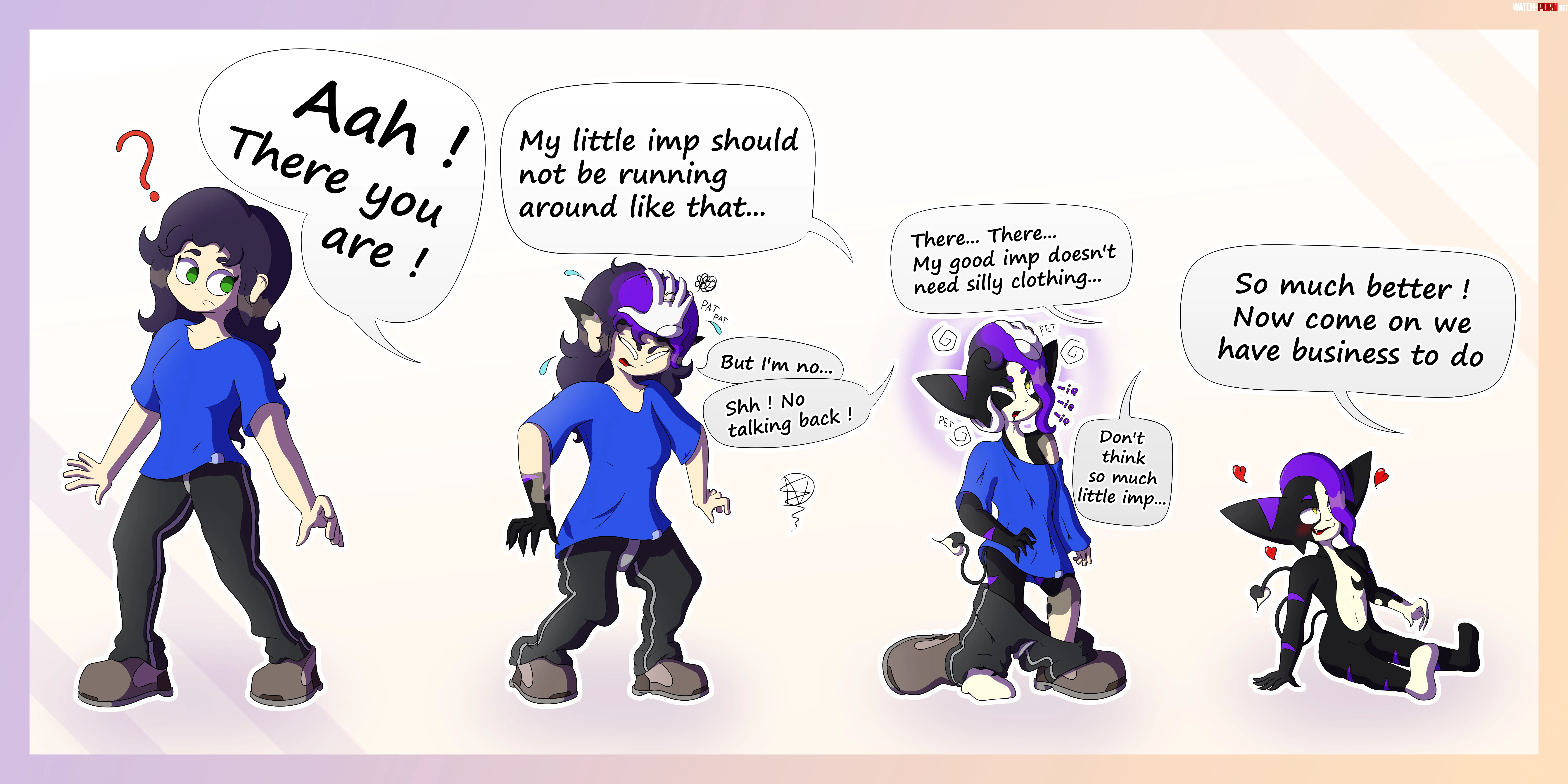Petted into impification (Mind Control, Pet Play, Impification) [OC] by VeemoDraw