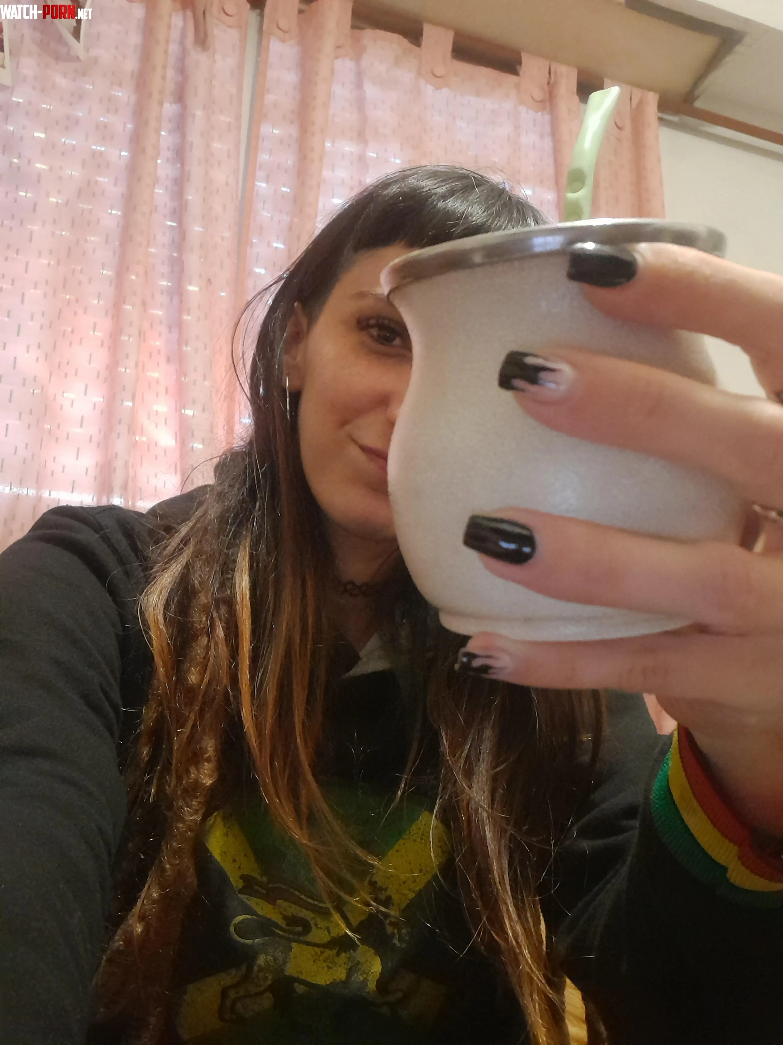 Look at these black and fiery nails by FireRasta73