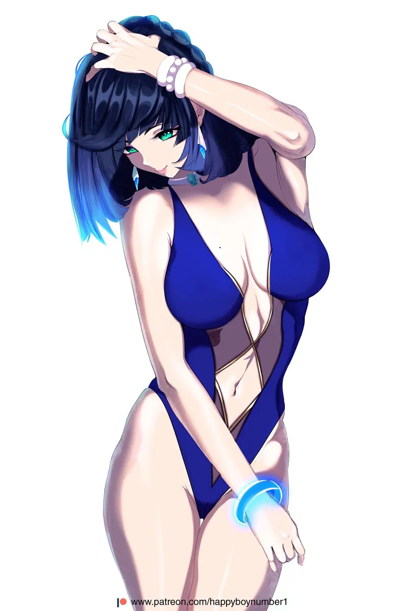 Thumbnail Shy Yelan's Captivating Presence - A Swimsuithentai Début by KrazyK1989
