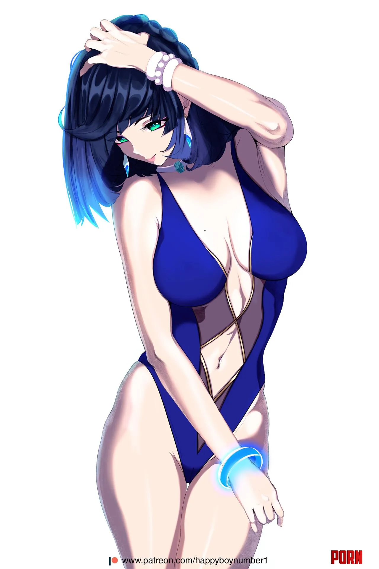Shy Yelan 💙🩵💘 by KrazyK1989