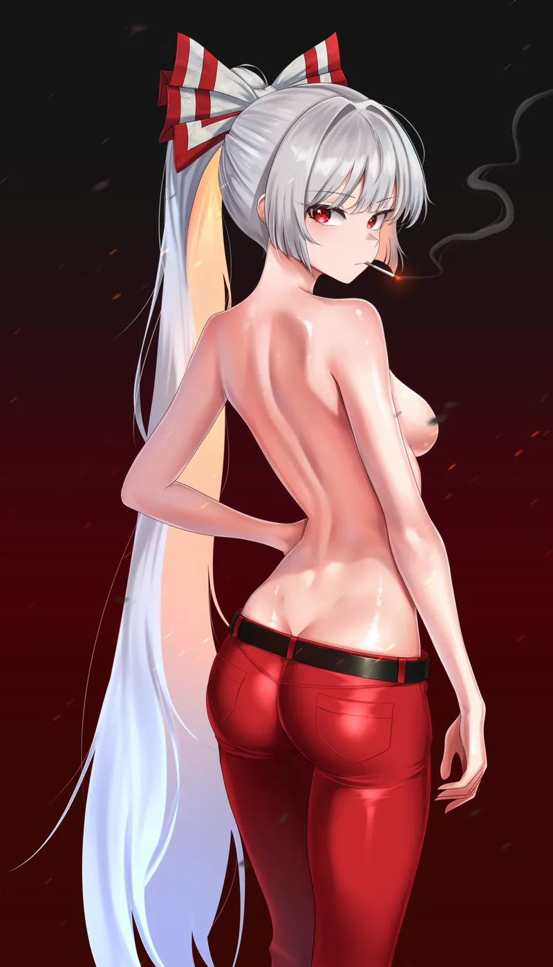 Thumbnail freyhstart Presents Sharp Mokou in pantsu