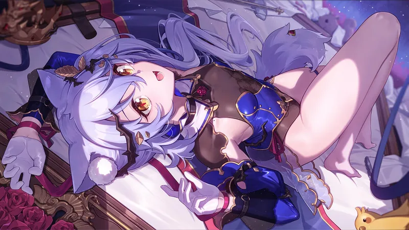 Thumbnail Vtuber Elegance: Elza Princess Delights by Grantonator in animebodysuits