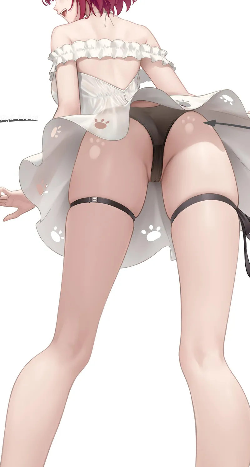 Thumbnail Elegant Irys Stuns in a Dress | Silent_Steak_9540 | thighdeology