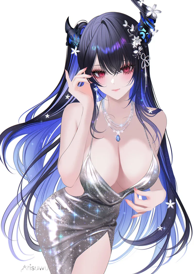 Thumbnail Nerissa Ravencroft Evening Look [Hololive] by elegantloveglimmer | BigAnimeTiddies