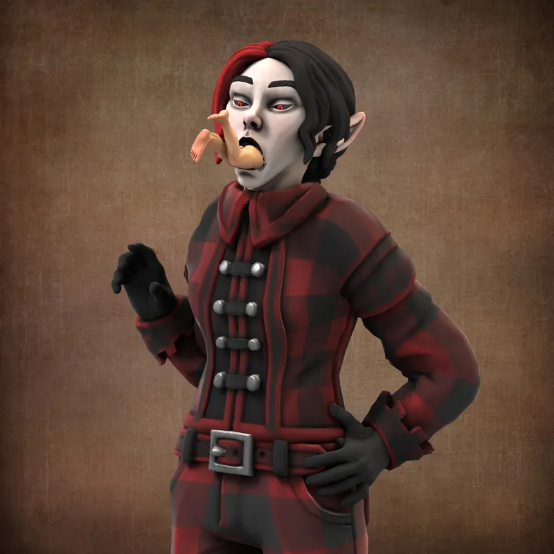 Thumbnail Silliness Unleashed in Heroforge - {Image}{OC} by Melodic-Wave3220 for Vore Fans
