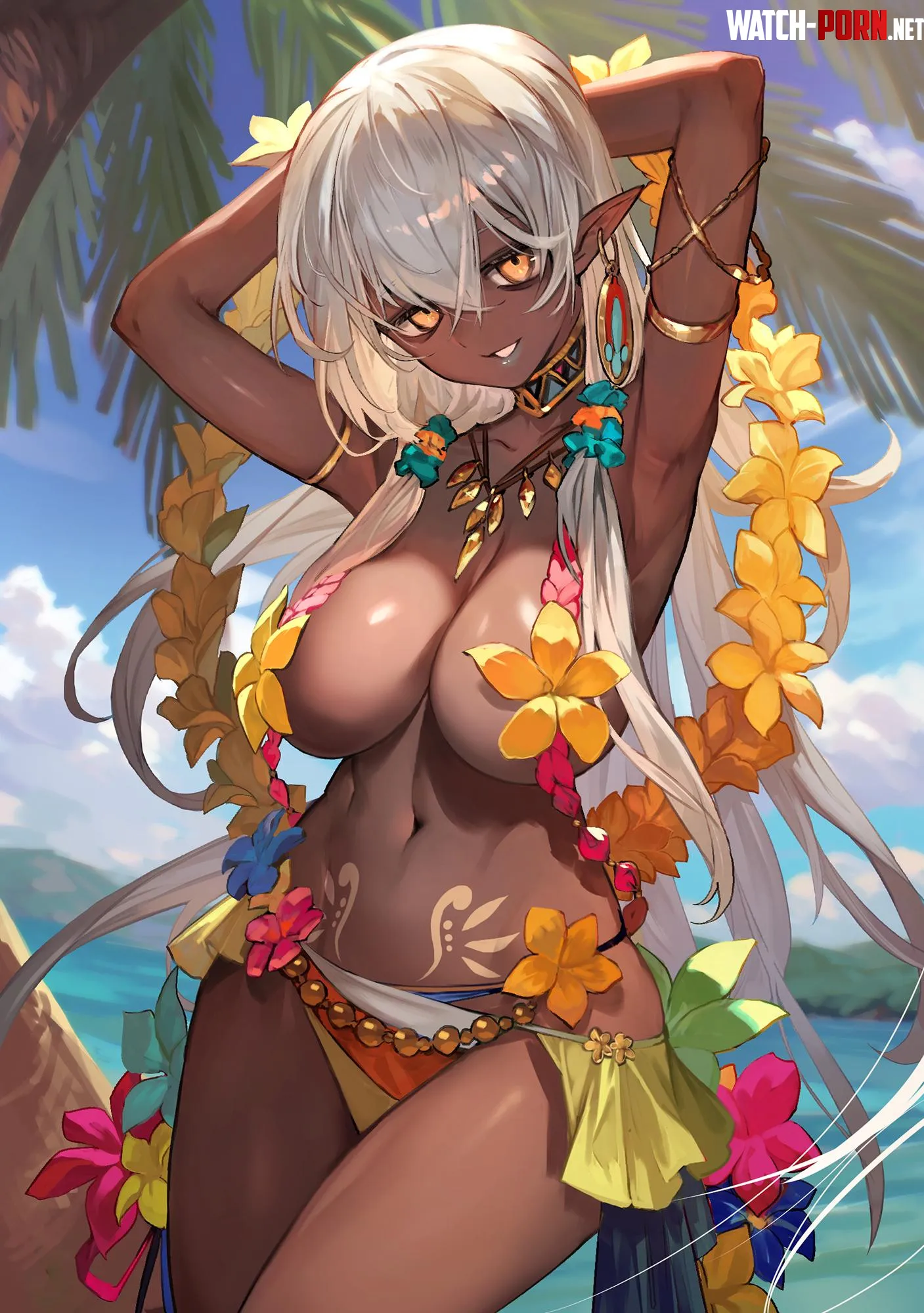 dark elf dancer (lack) by mrtecta