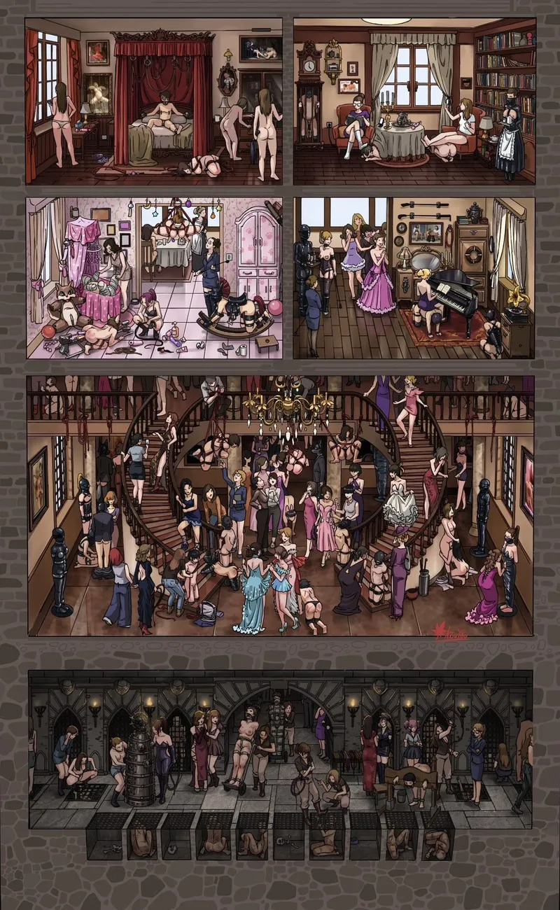 Thumbnail MegaTankv2's Erotic Creation: Explore the Doll House Scenarios