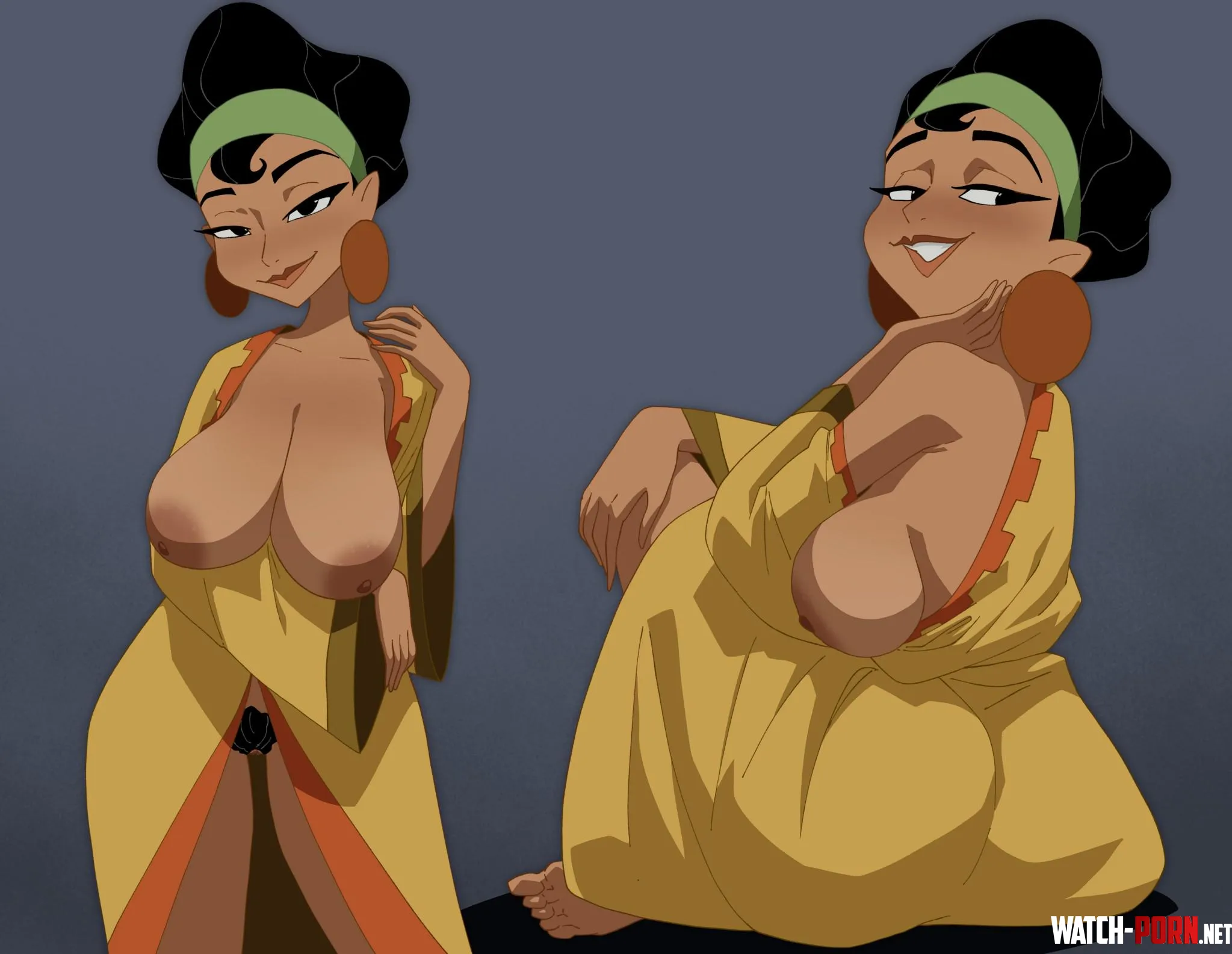 Chicha being a tease (Inker Comics) [THE EMPEROR'S NEW GROOVE] by AlKo96