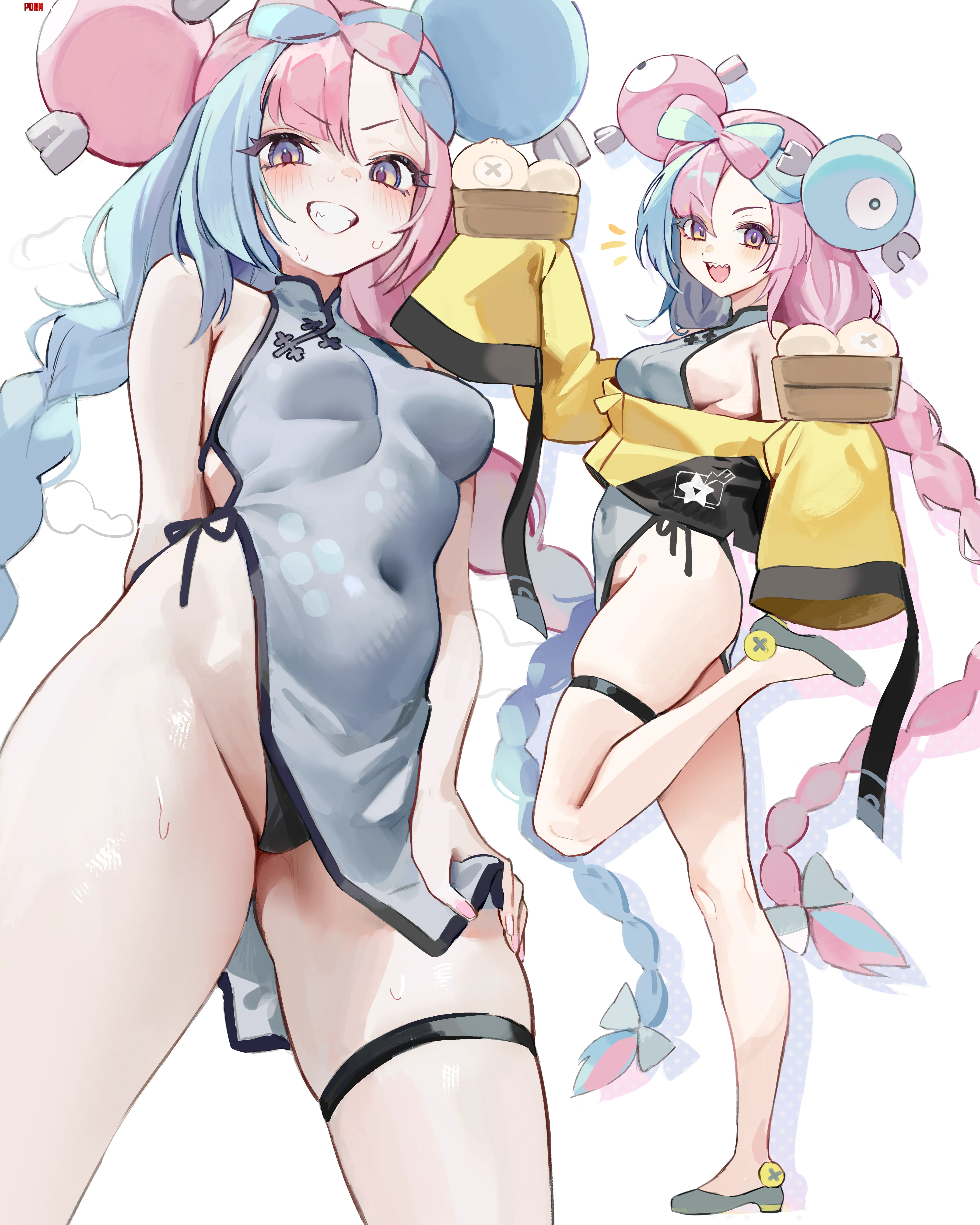 Iono's smooth pretty thighs by Level-Ad5048