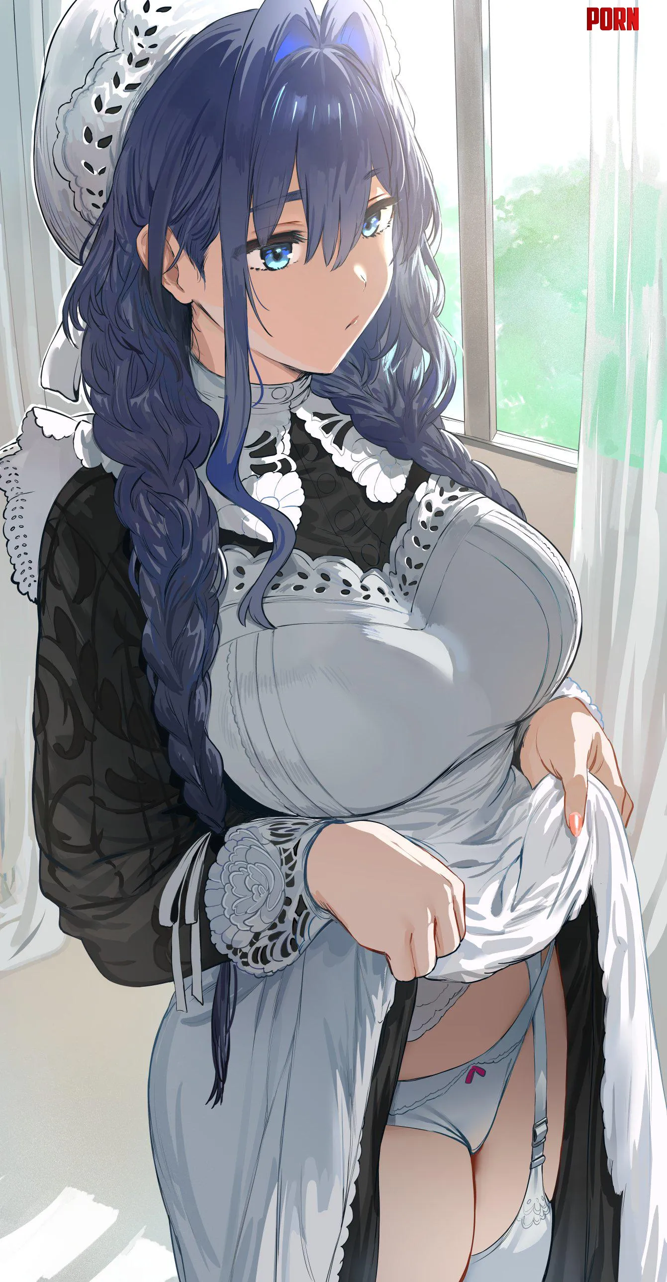 Maid Kronii [Hololive] by xSaviour_N
