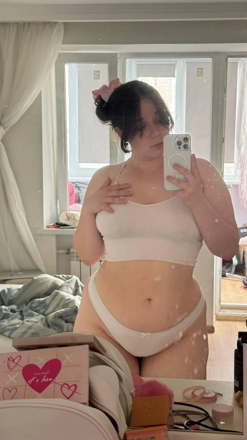 Thumbnail White Lingerie Showcase: A Surprise for You by CardiologistFunny57 | chubby