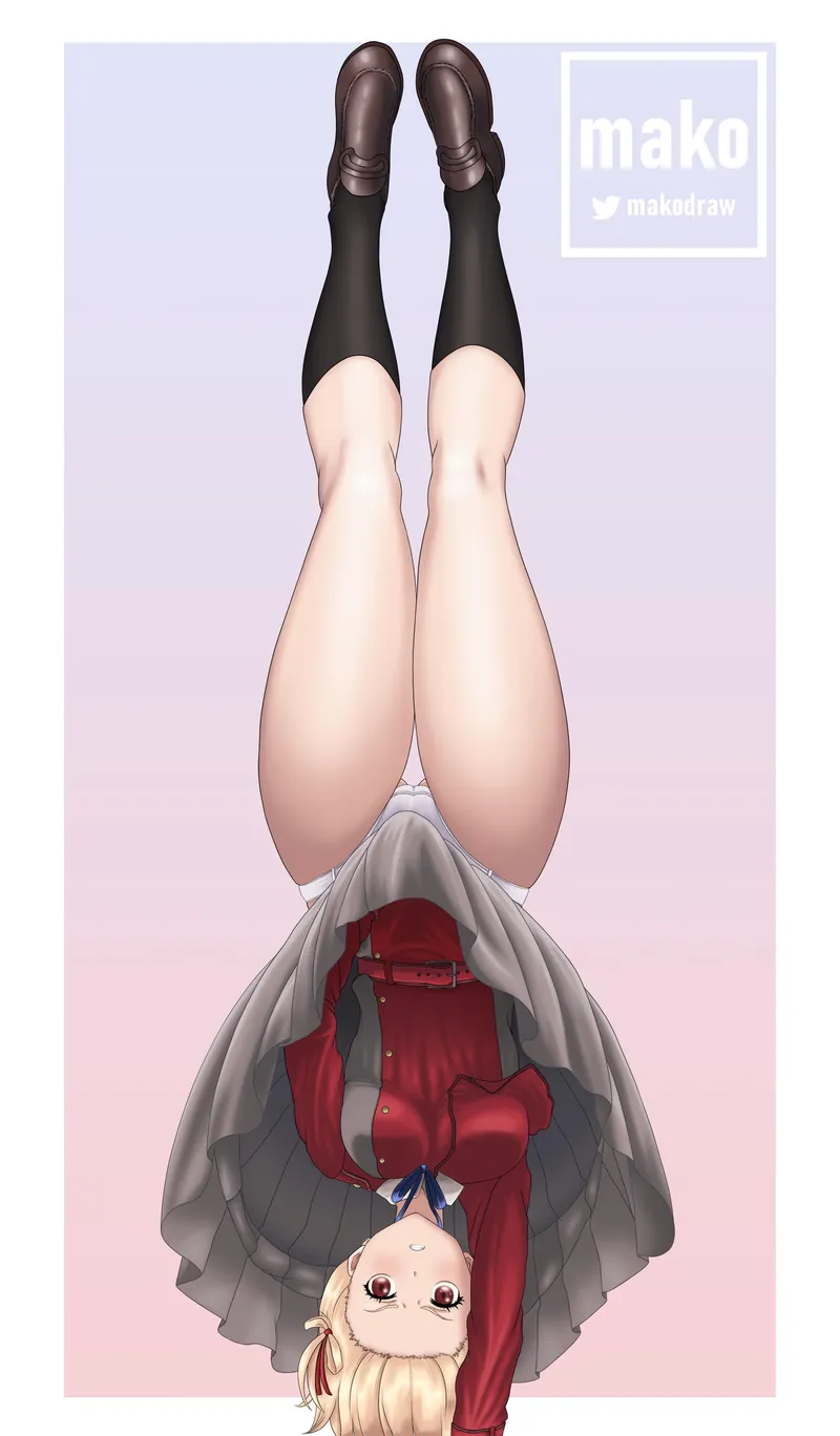 Thumbnail LafterMastr Presents Chisato's Impressive Handstand in Thighdeology