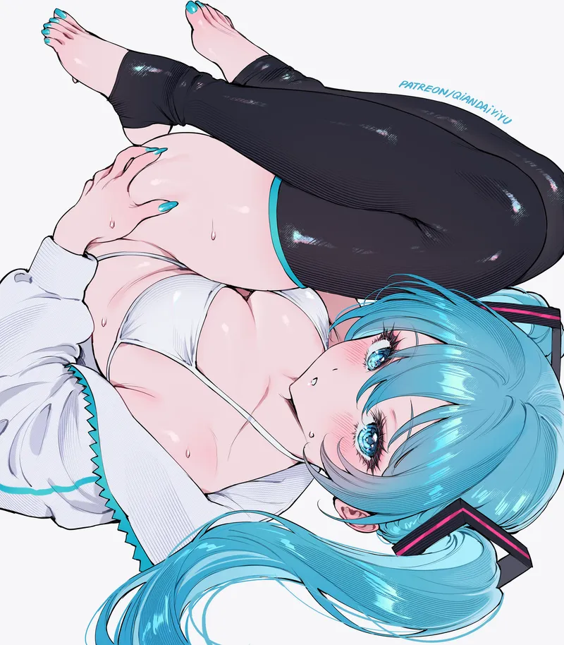 Thumbnail xSaviour_N Shares Hatsune Miku's Alluring Thighs