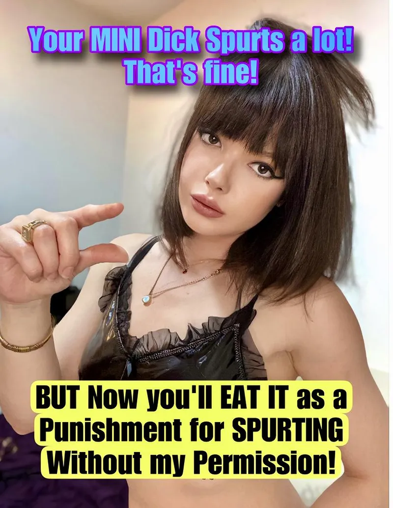 Thumbnail Missmaudedoll's Commanding Post: Punishment for Spurting Without Permission - CEIcaptions