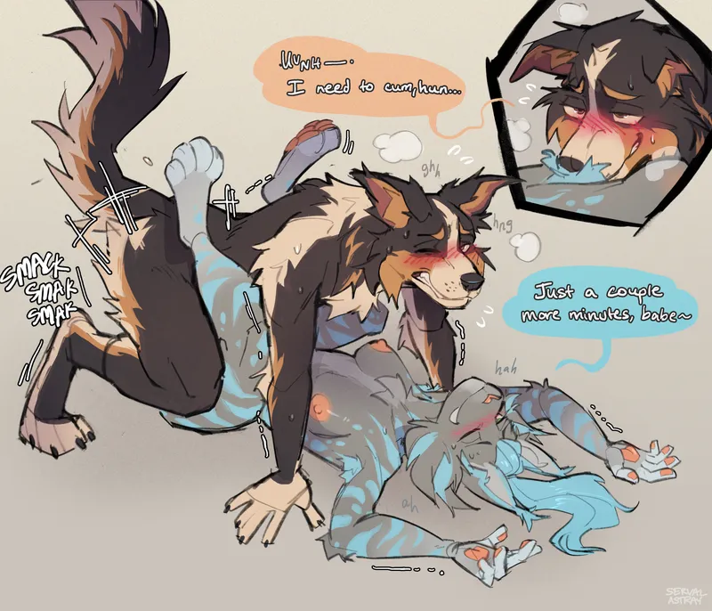 Thumbnail Erotic Tale: 'Not Yet~' by DL2828 in the Yiff Category