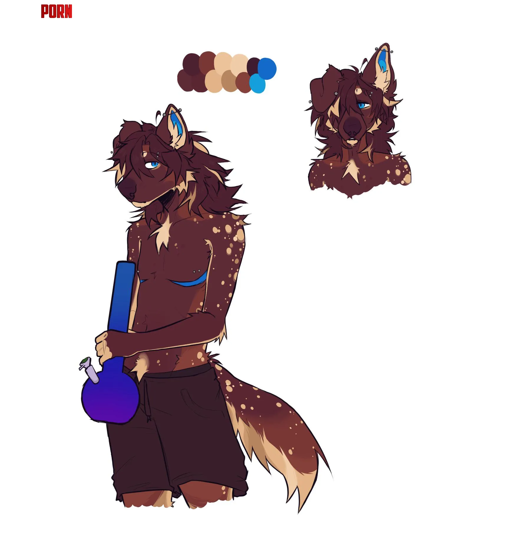 Finally finished this blue goober for an adopt :3 by Tecbi