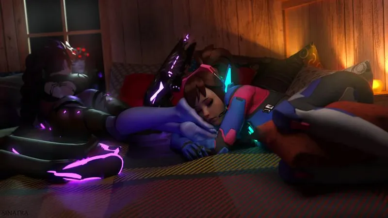 Thumbnail D.va & Widowmaker Rule 34 Fan Creations by Kyoto709