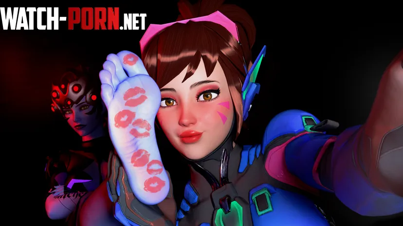 Widowmaker & D.va [Overwatch] (ISinatra) by Kyoto709