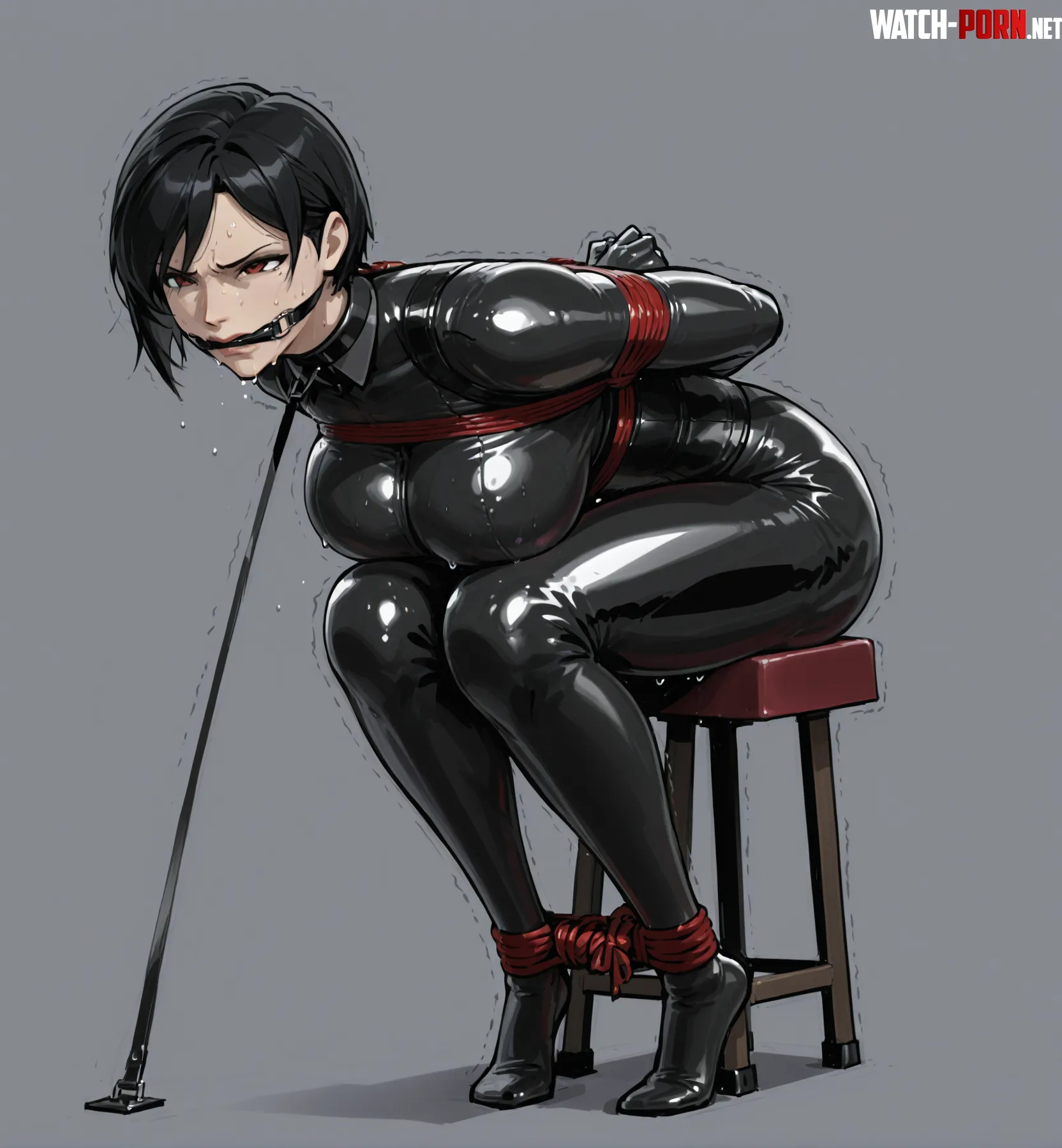 Ada Wong bondage by Fit-Okra-535