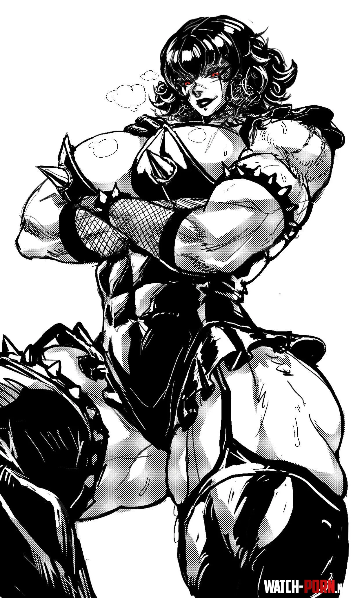 Buff goth girl [VirgoArt] by TheTMoneyMan