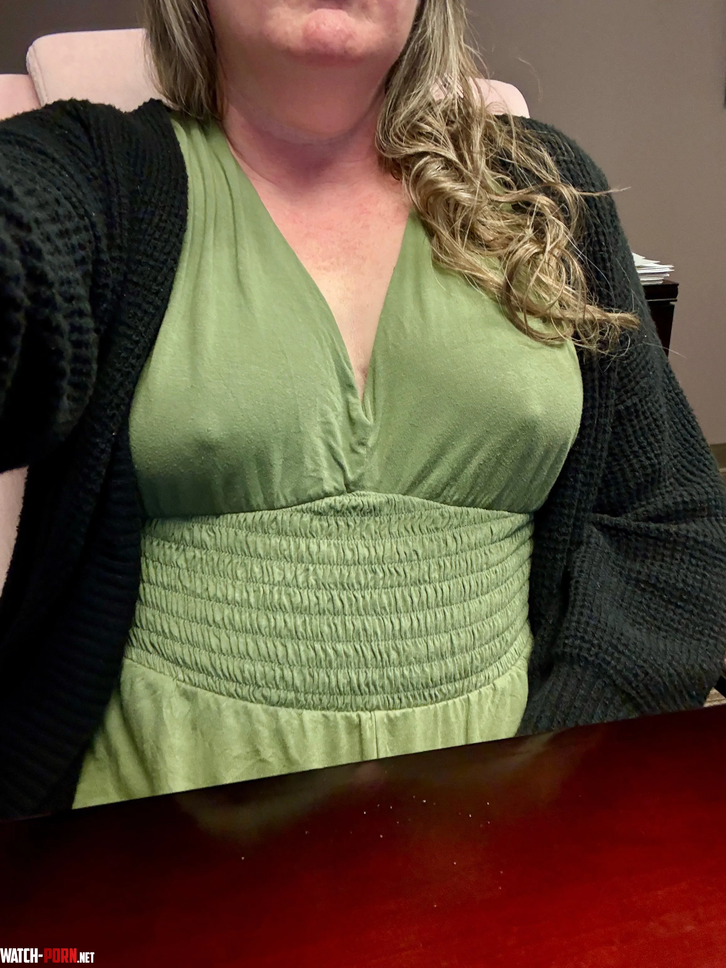 cold office means layers… adding a sweater didn’t help too much though by boss-his-princess