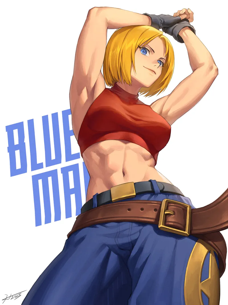 Thumbnail TheTMoneyMan Presents Blue Mary's Charisma in Fit Drawing Girls