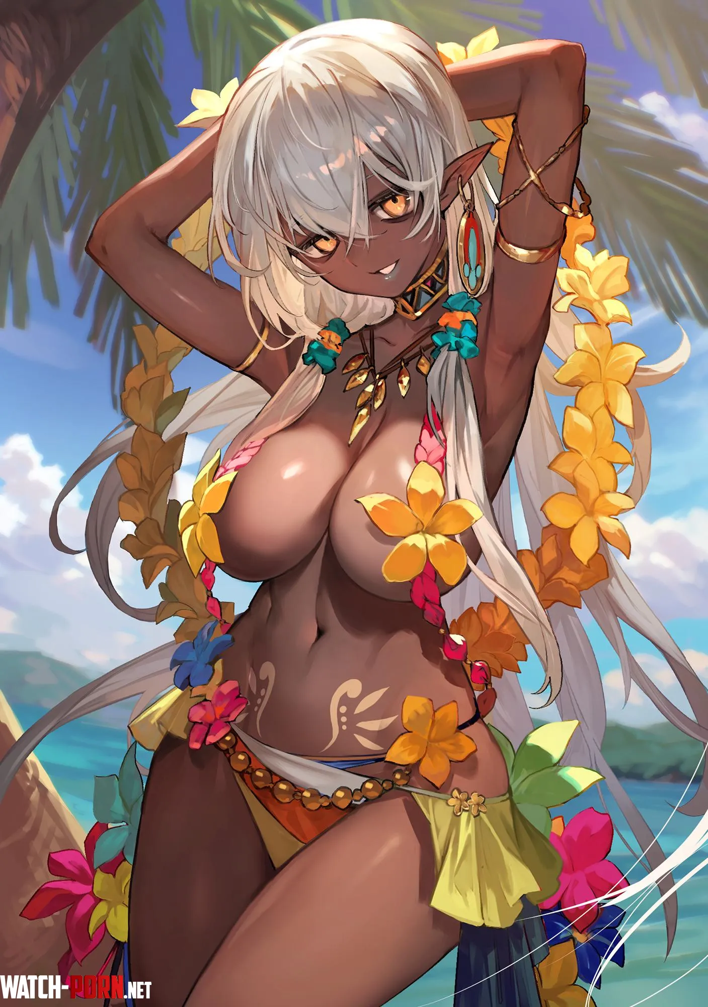 dark elf dancer (lack) by mrtecta